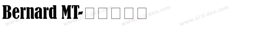 Bernard MT字体转换